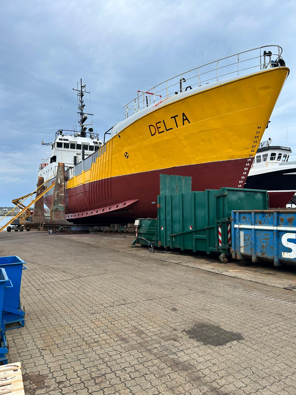 Delta moored